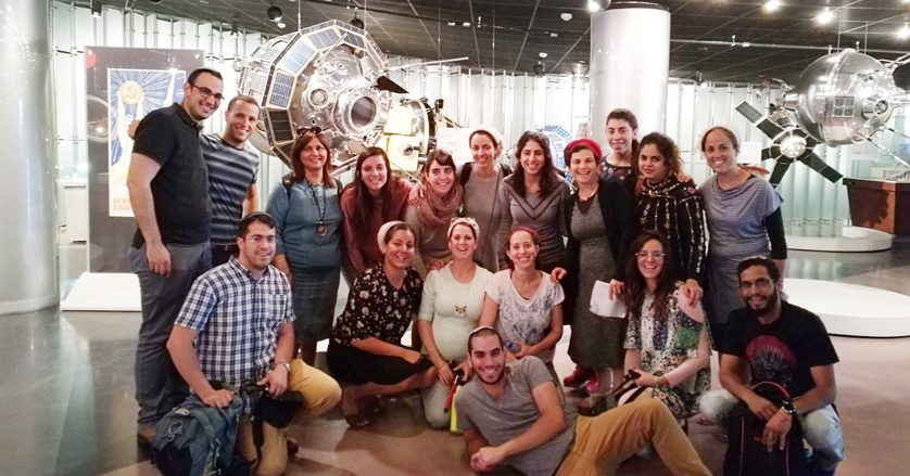 משלחת של המכללה האקדמית הרצוג לסוכנות החלל של רוסיה